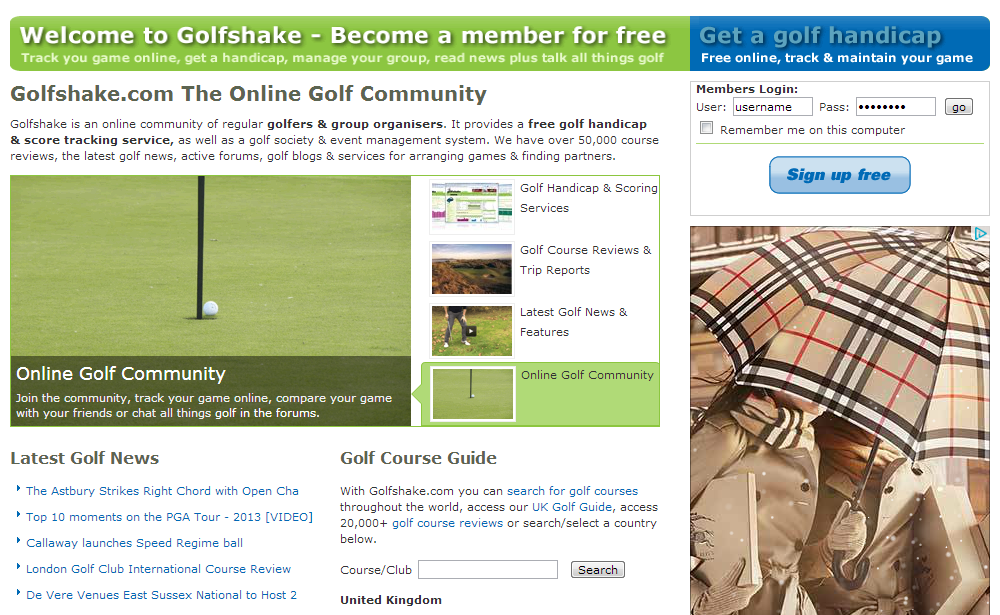 golfshake.com